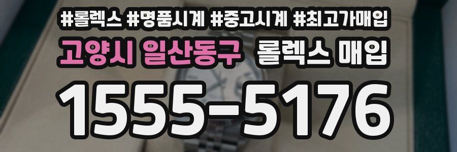 고양시 일산동구 롤렉스 매입
