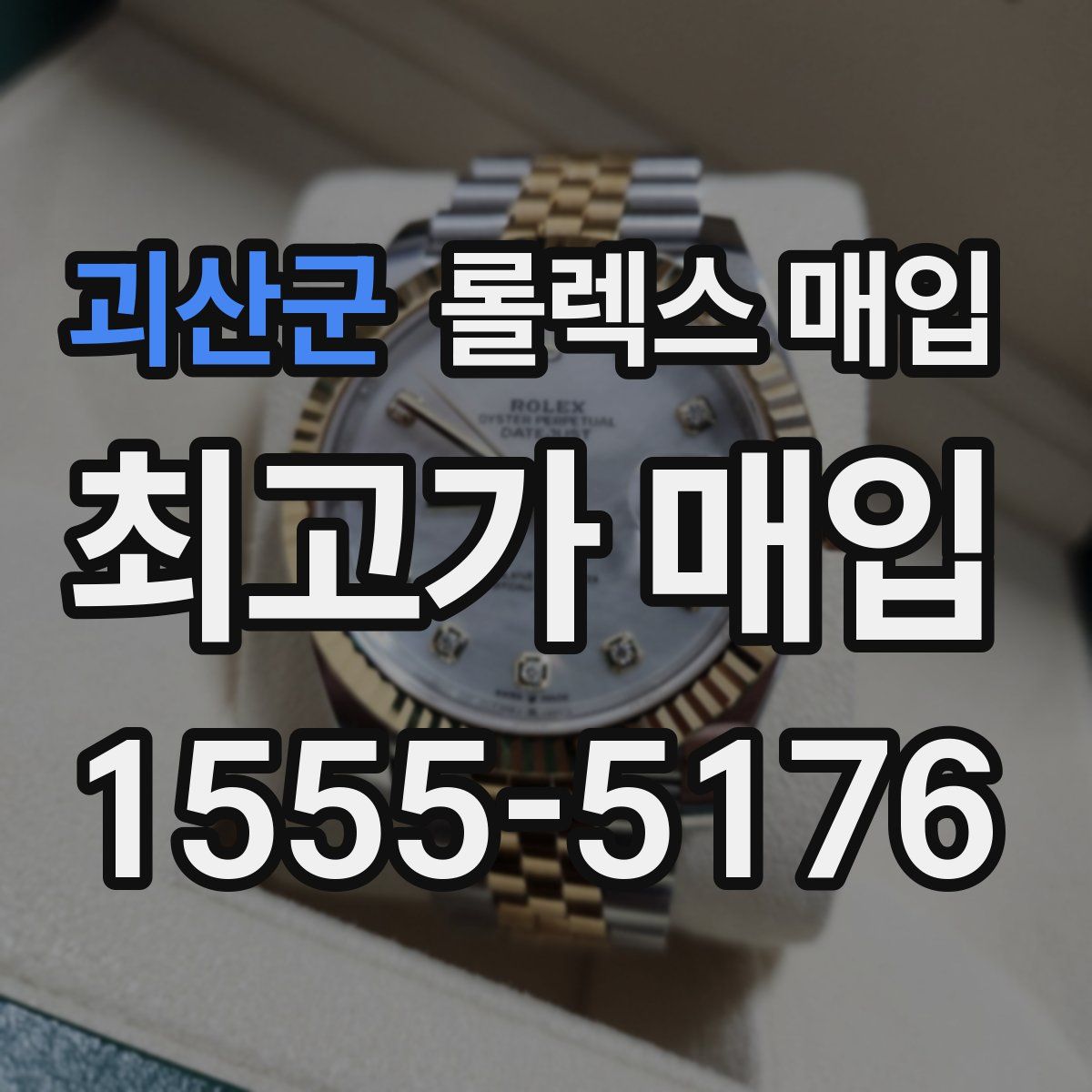 괴산군 롤렉스 매입