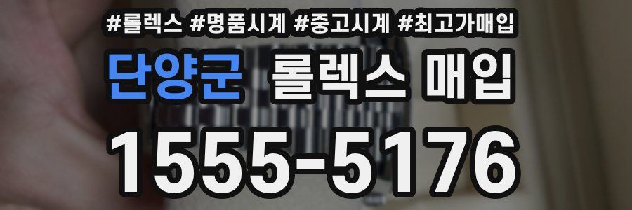 단양군 롤렉스 매입