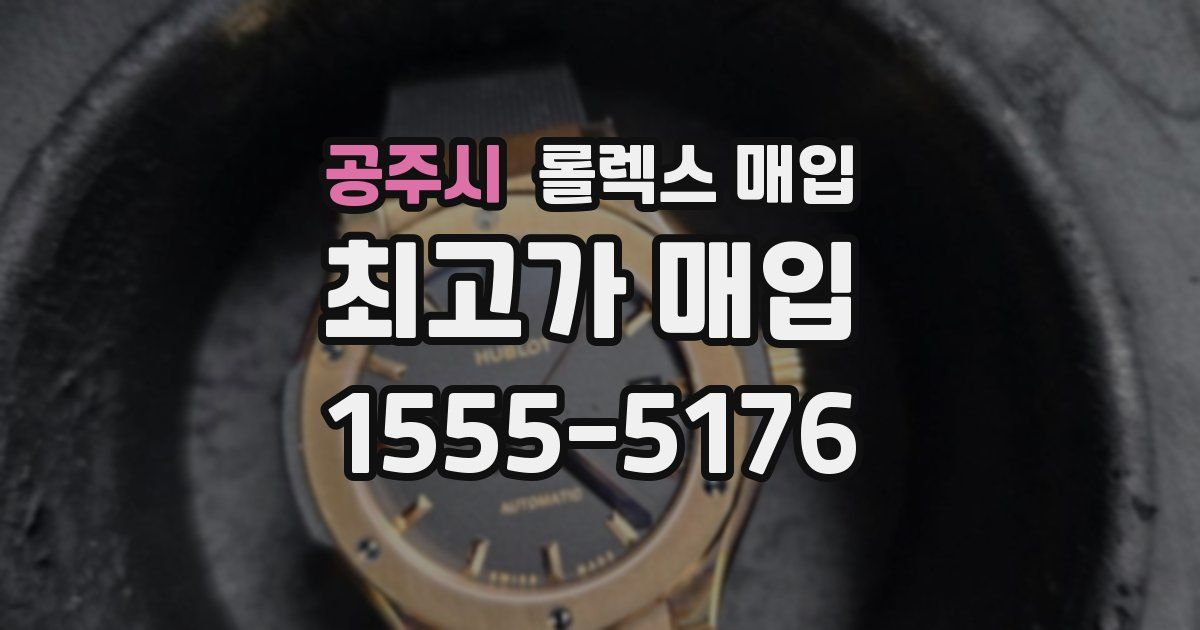 공주시 롤렉스 매입