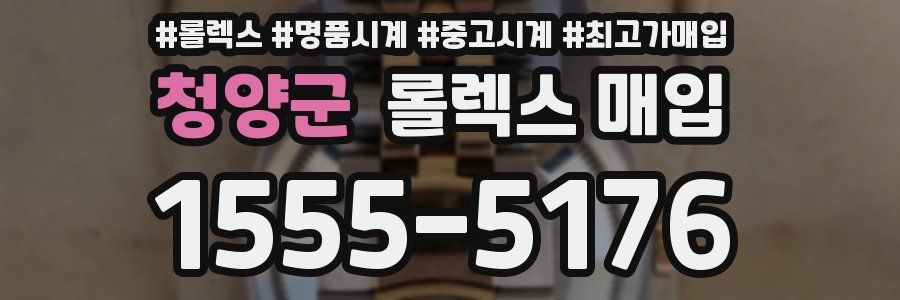 청양군 롤렉스 매입