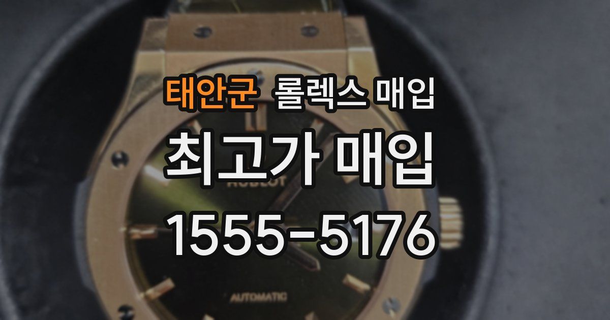 태안군 롤렉스 매입