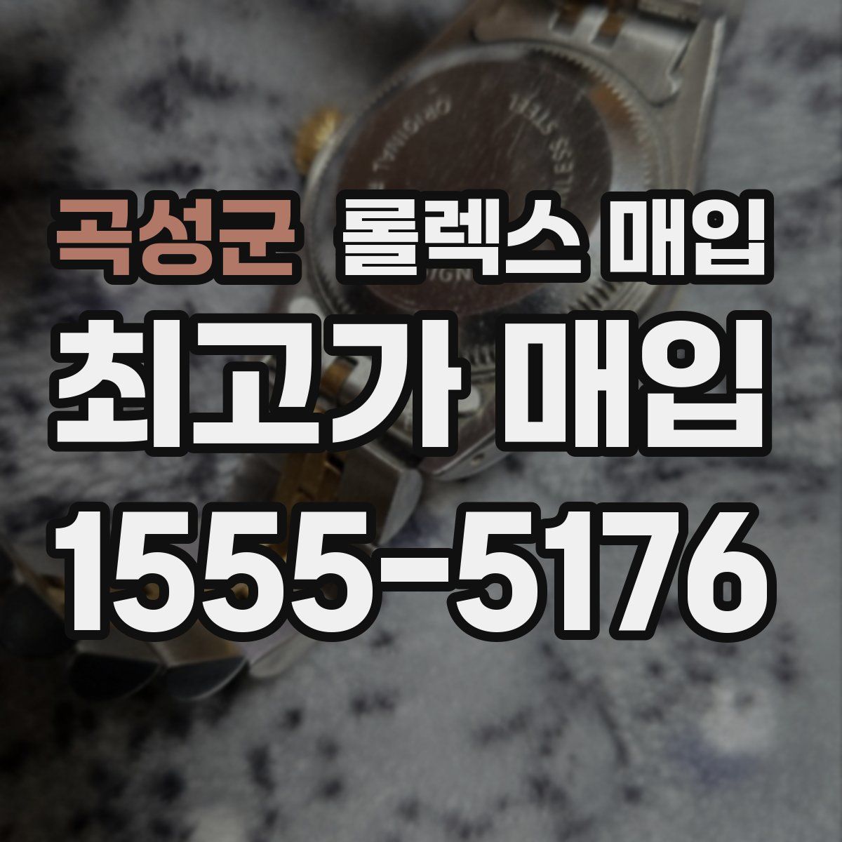 곡성군 롤렉스 매입