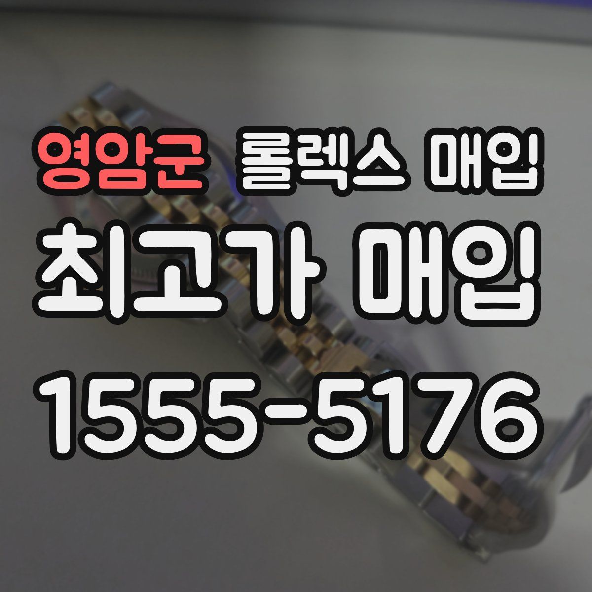 영암군 롤렉스 매입