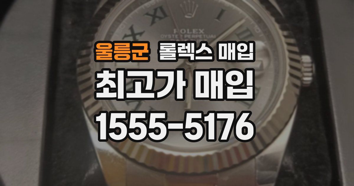 울릉군 롤렉스 매입
