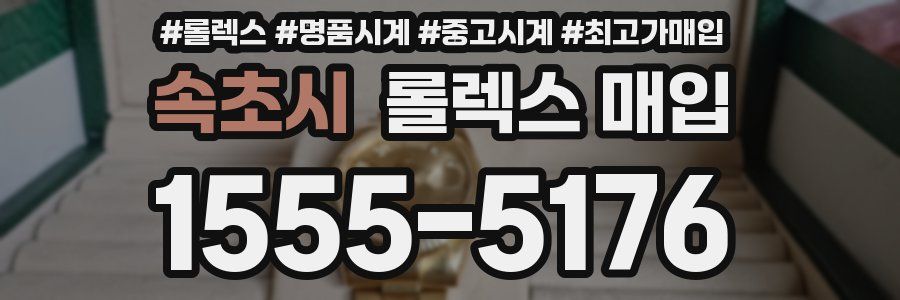속초시 롤렉스 매입