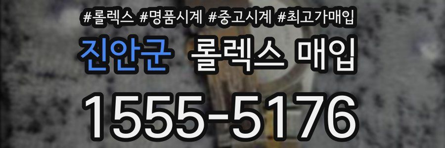 진안군 롤렉스 매입
