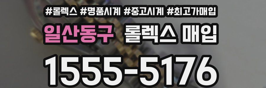 일산동구 롤렉스 매입