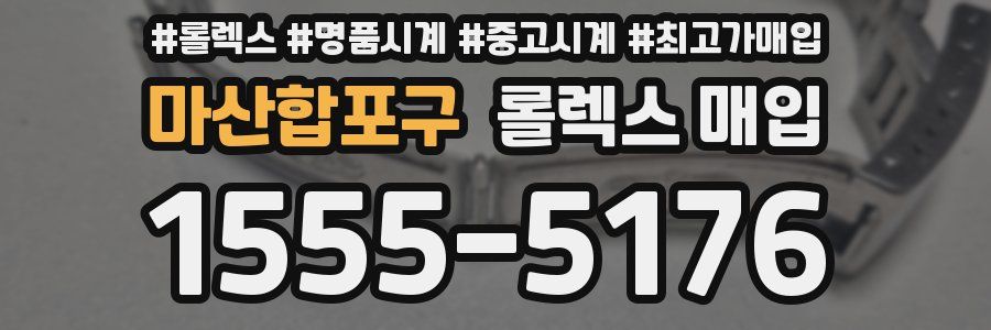 마산합포구 롤렉스 매입