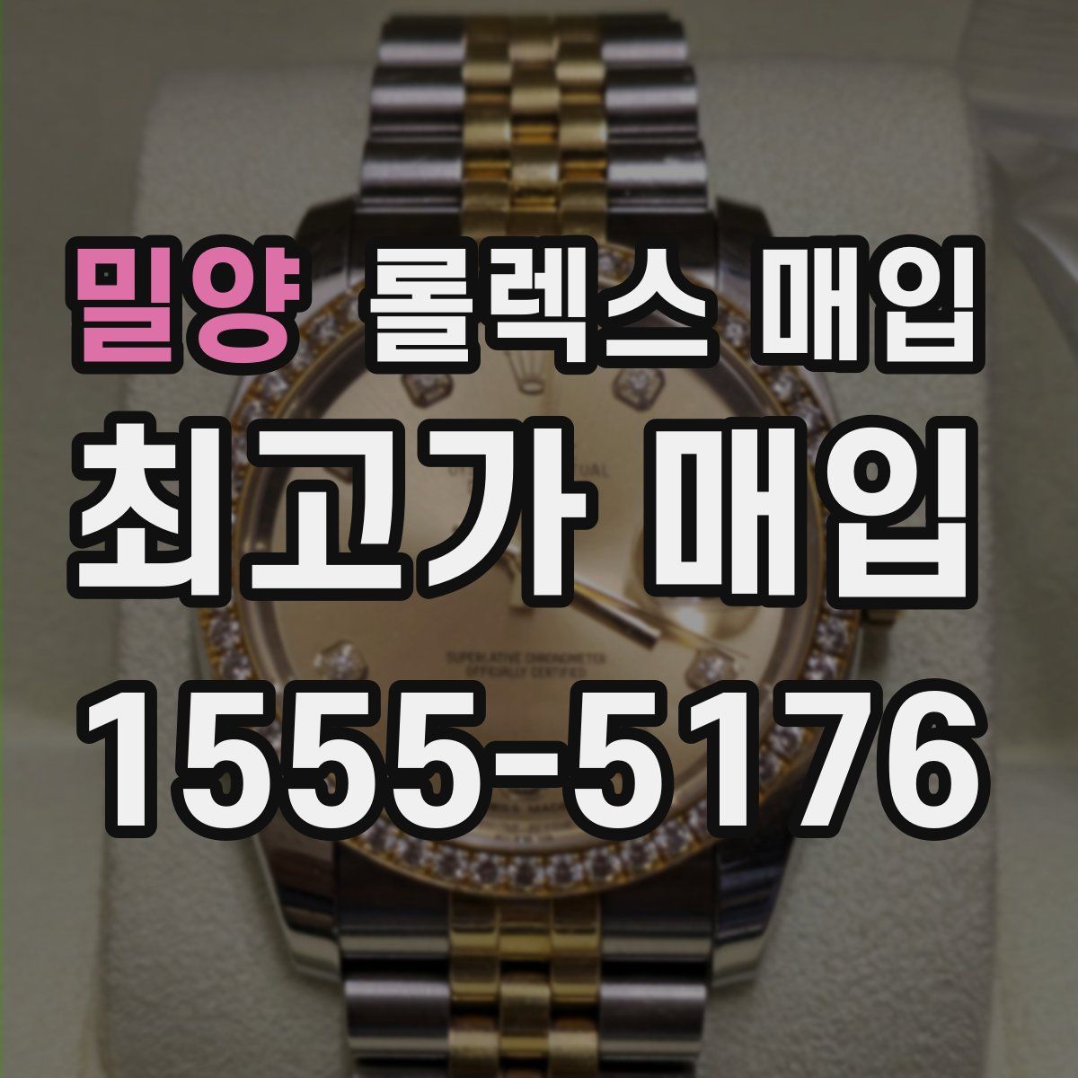 밀양 롤렉스 매입