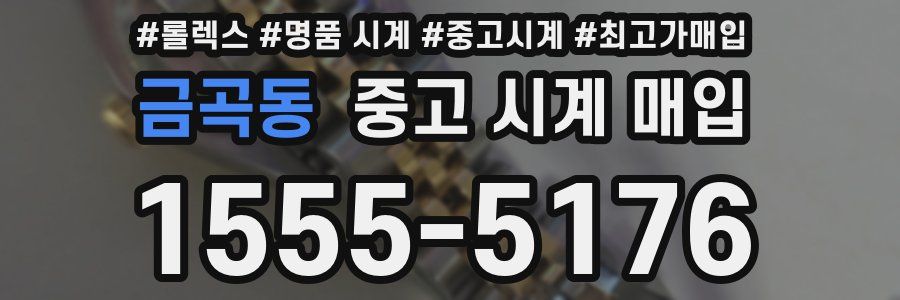 금곡동 중고 시계 매입