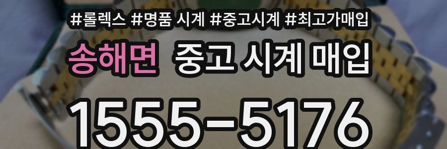 송해면 중고 시계 매입