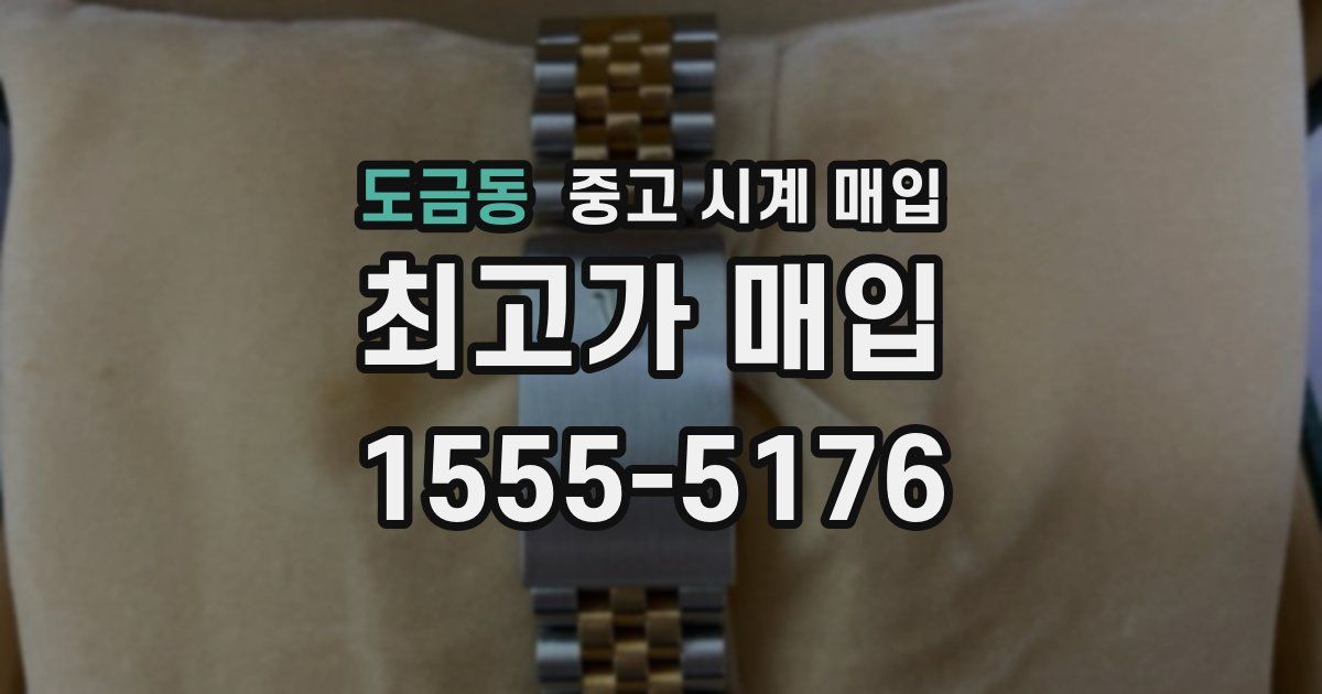 도금동 중고 시계 매입