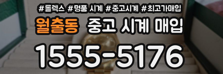 월출동 중고 시계 매입