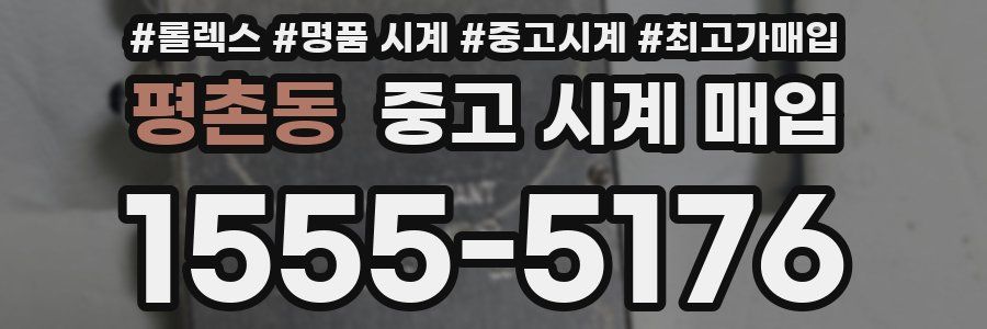 평촌동 중고 시계 매입