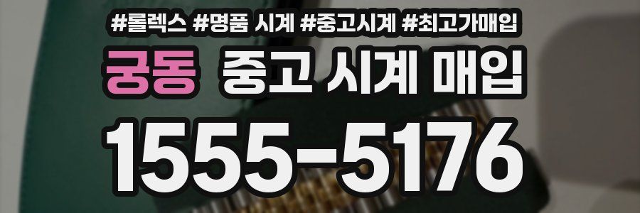 궁동 중고 시계 매입