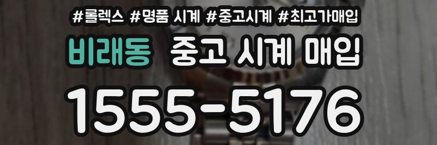 비래동 중고 시계 매입
