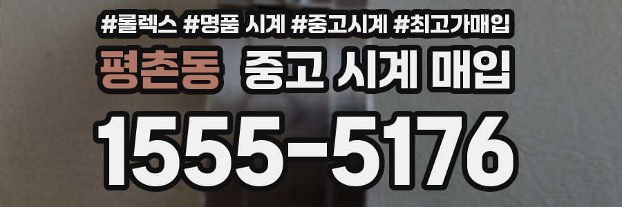 평촌동 중고 시계 매입