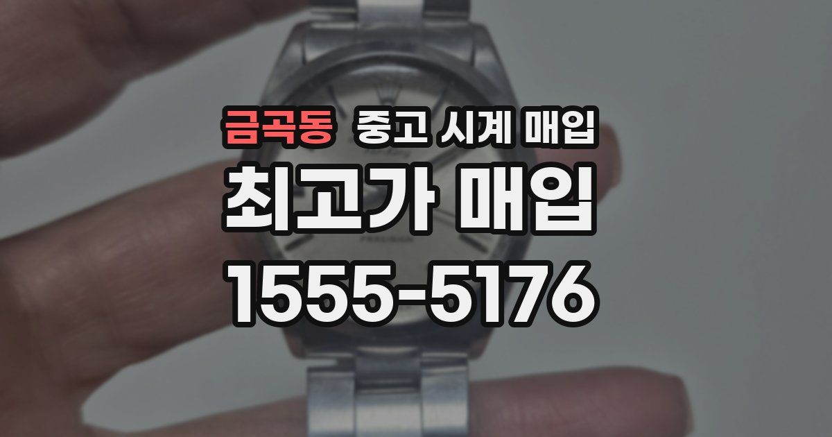 금곡동 중고 시계 매입
