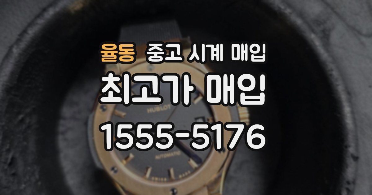 율동 중고 시계 매입