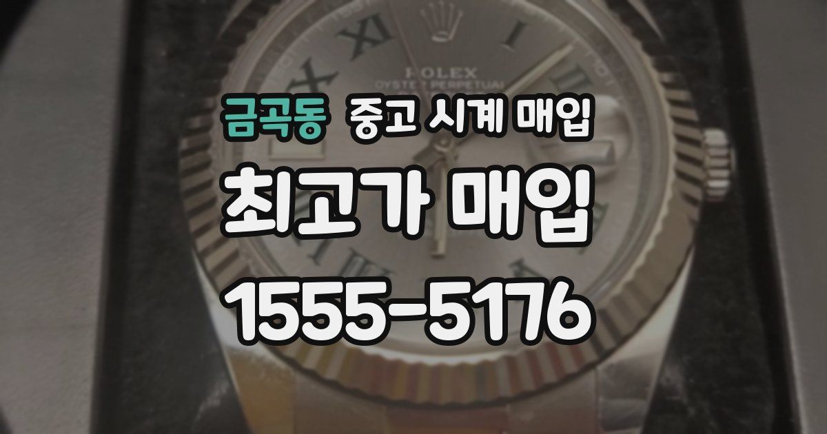 금곡동 중고 시계 매입