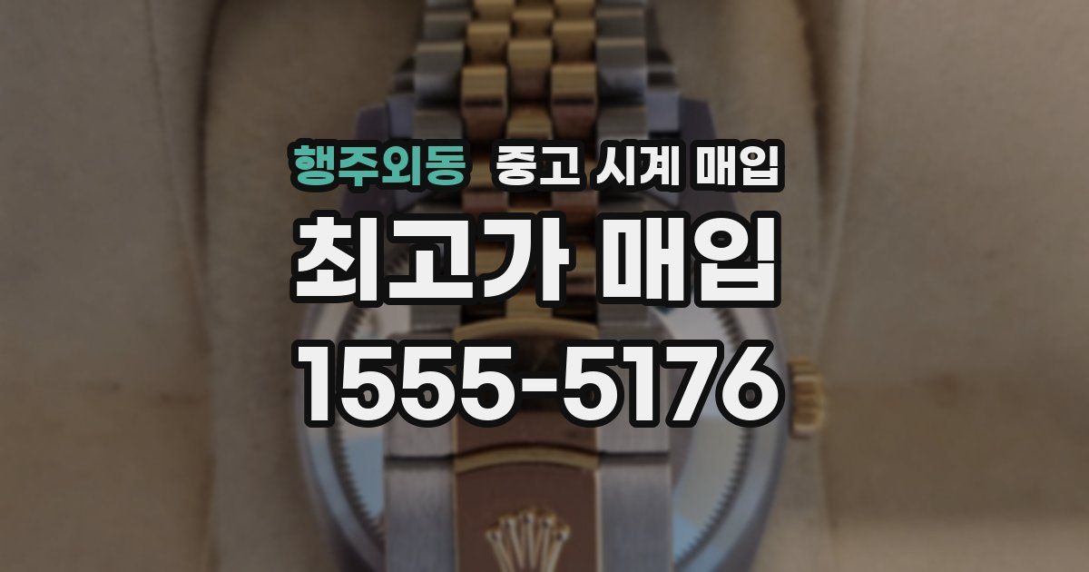 행주외동 중고 시계 매입