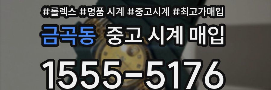금곡동 중고 시계 매입