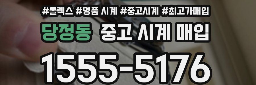 당정동 중고 시계 매입