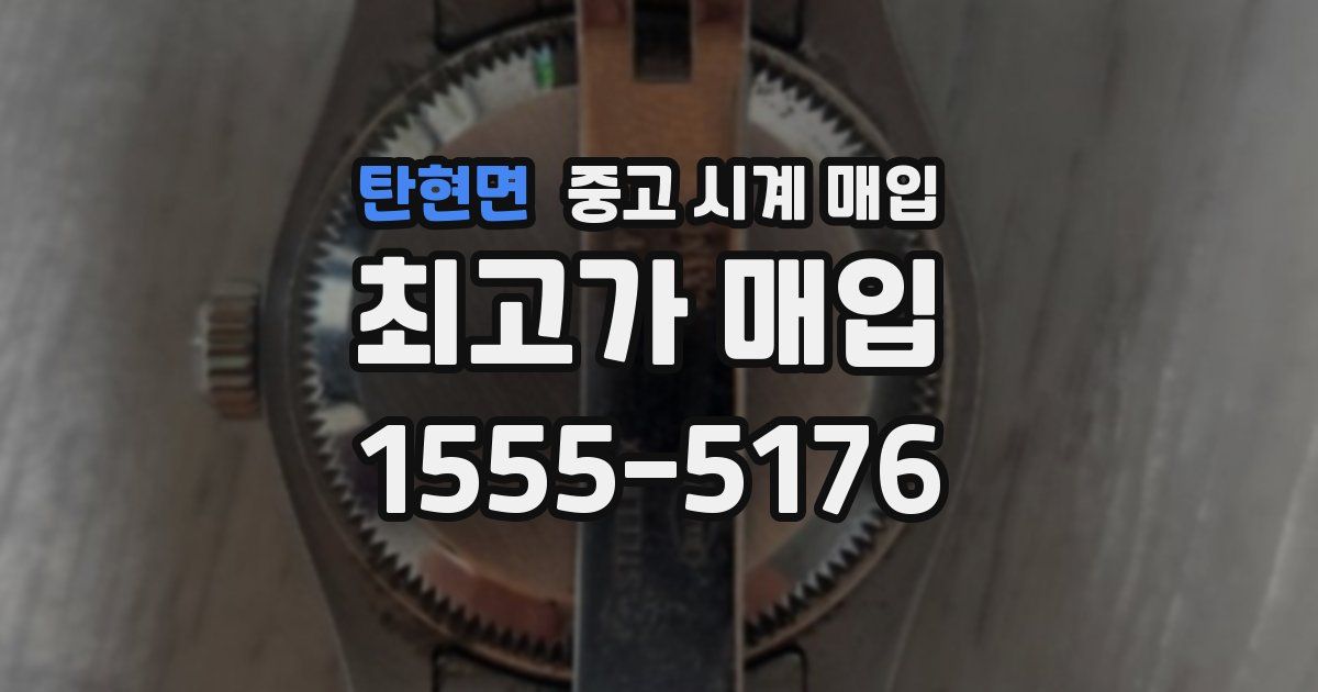 탄현면 중고 시계 매입