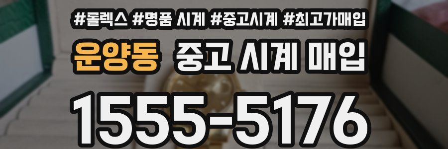 운양동 중고 시계 매입