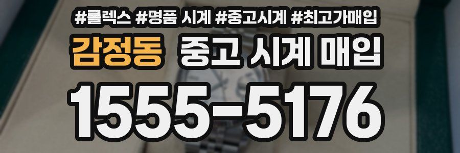 감정동 중고 시계 매입