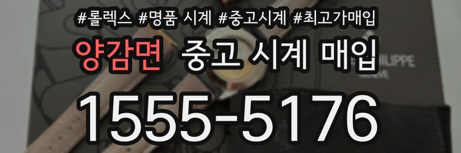 양감면 중고 시계 매입