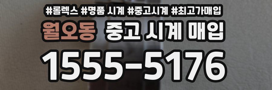 월오동 중고 시계 매입