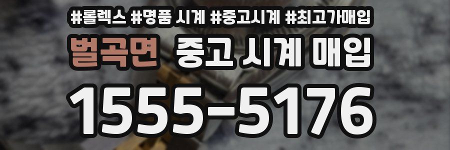 벌곡면 중고 시계 매입