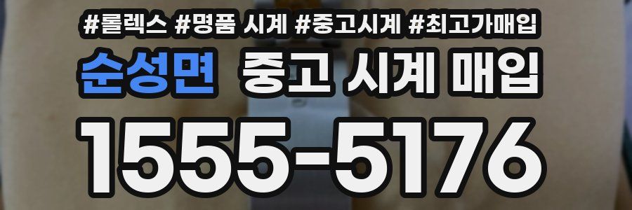 순성면 중고 시계 매입