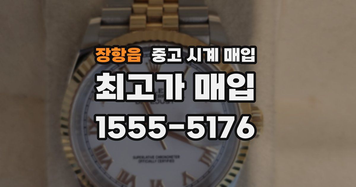 장항읍 중고 시계 매입