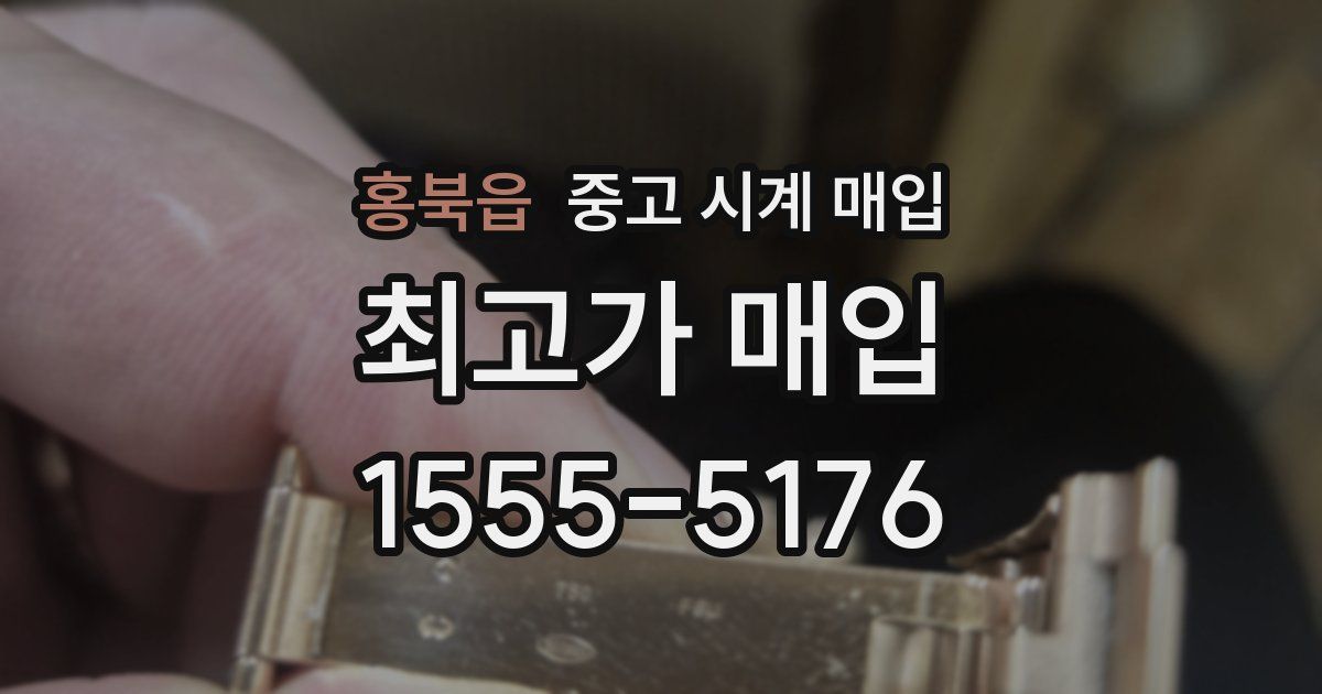 홍북읍 중고 시계 매입