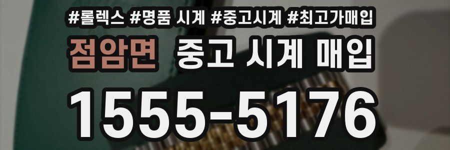 점암면 중고 시계 매입