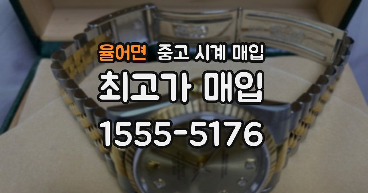 율어면 중고 시계 매입