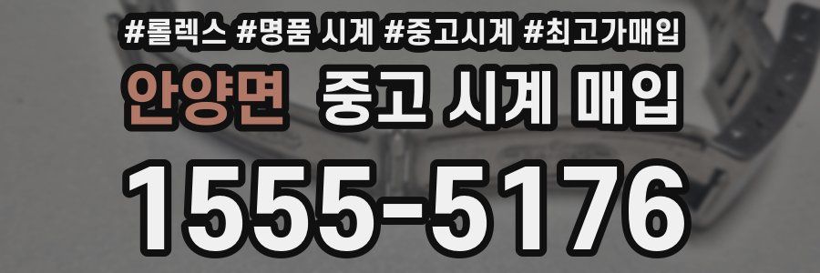 안양면 중고 시계 매입