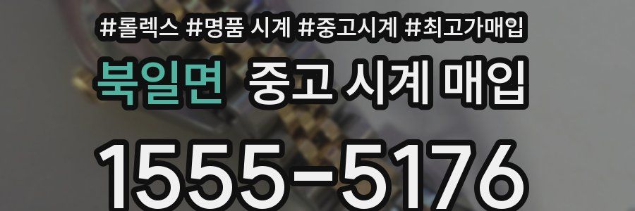 북일면 중고 시계 매입