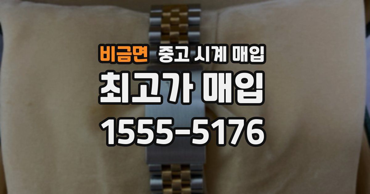 비금면 중고 시계 매입