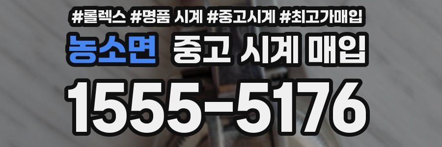 농소면 중고 시계 매입