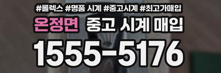 온정면 중고 시계 매입