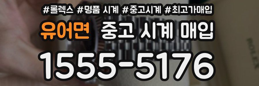 유어면 중고 시계 매입