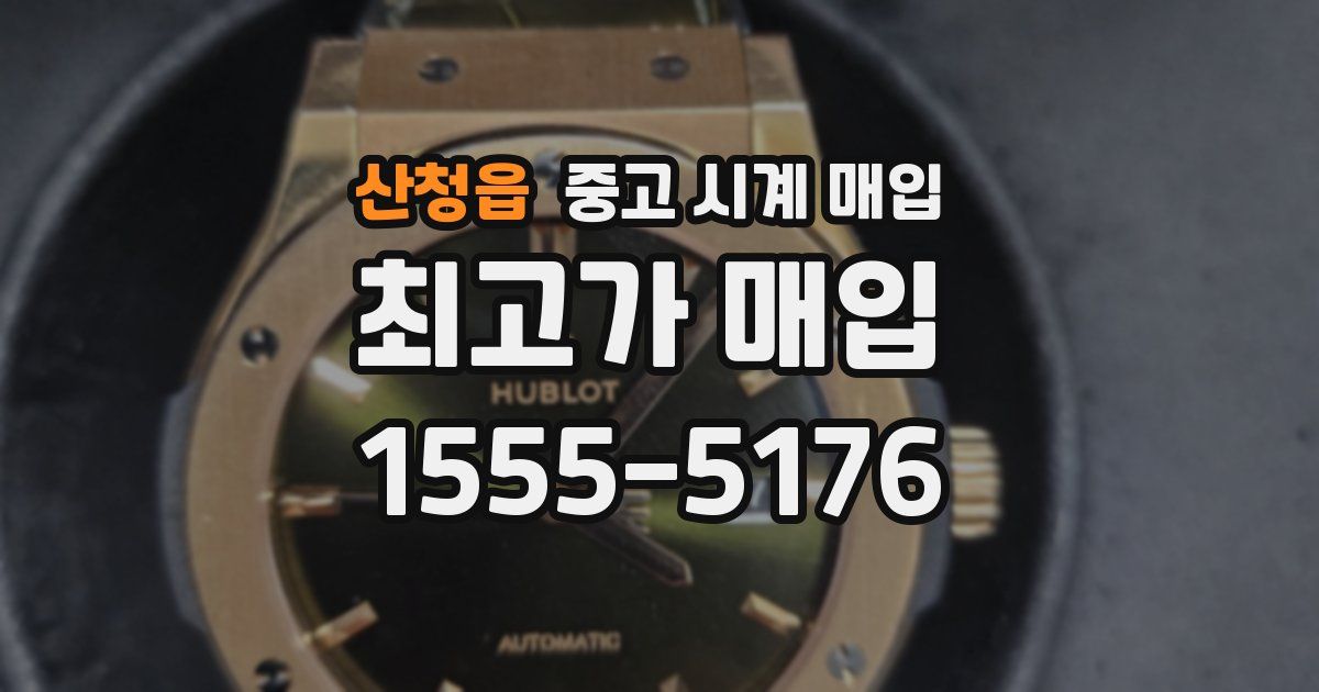 산청읍 중고 시계 매입