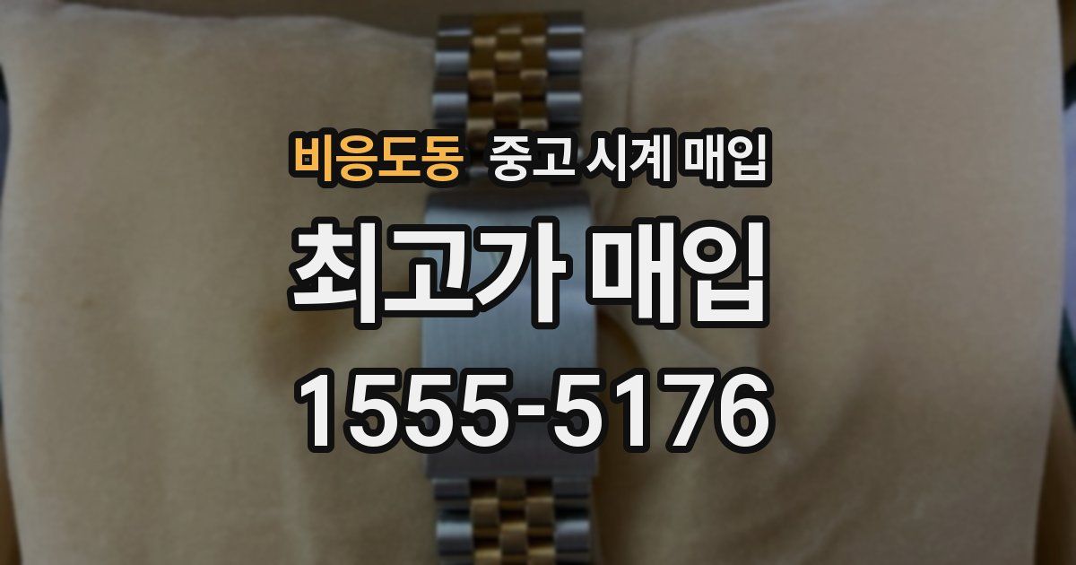 비응도동 중고 시계 매입