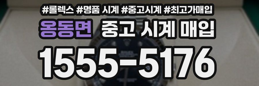 옹동면 중고 시계 매입