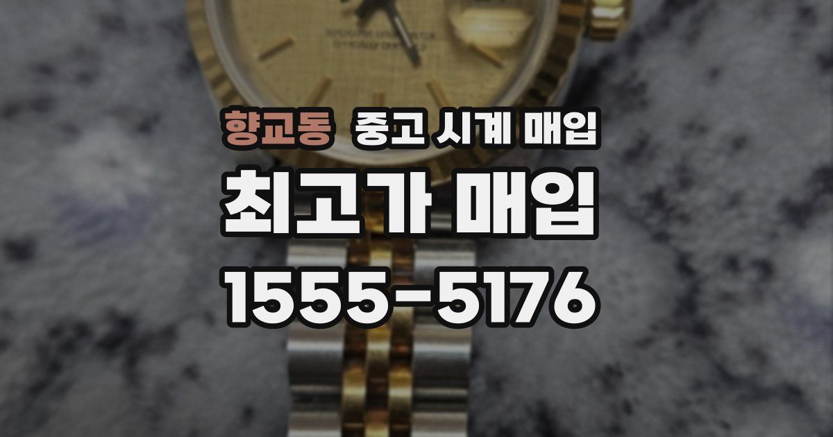 향교동 중고 시계 매입