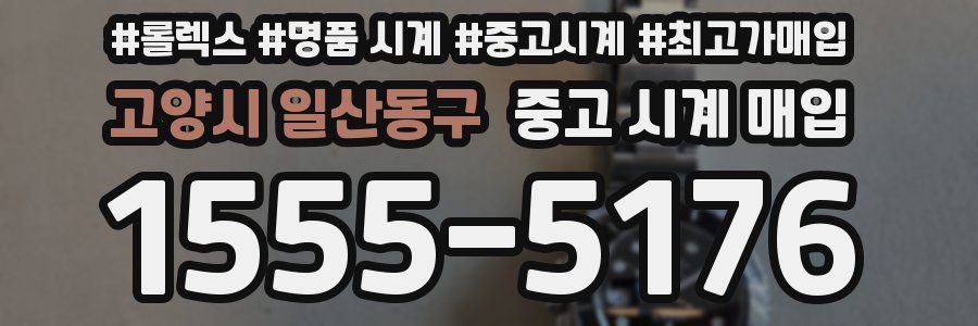 고양시 일산동구 중고 시계 매입